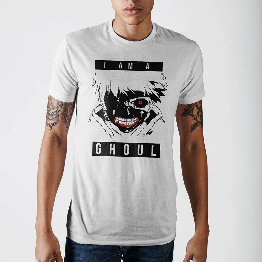 Tokyo Ghoul I Am Ghoul White T-Shirt
