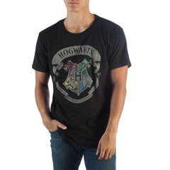 Hogwarts Banner Crest Adult Male T-Shirt