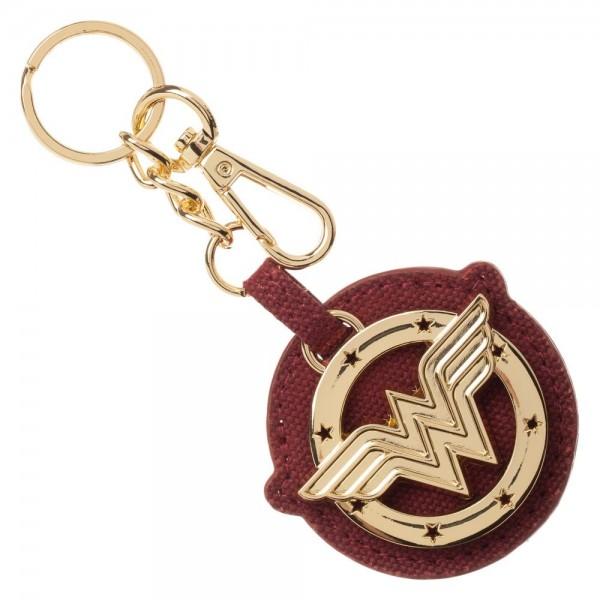 Wonder Woman Metal Canvas Keychain