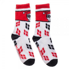 Harley Quinn Juniors Fuzzy Socks