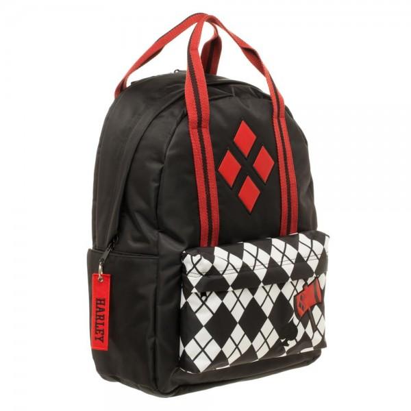 DC Comics Harley Quinn Pocket Top Handle Backpack