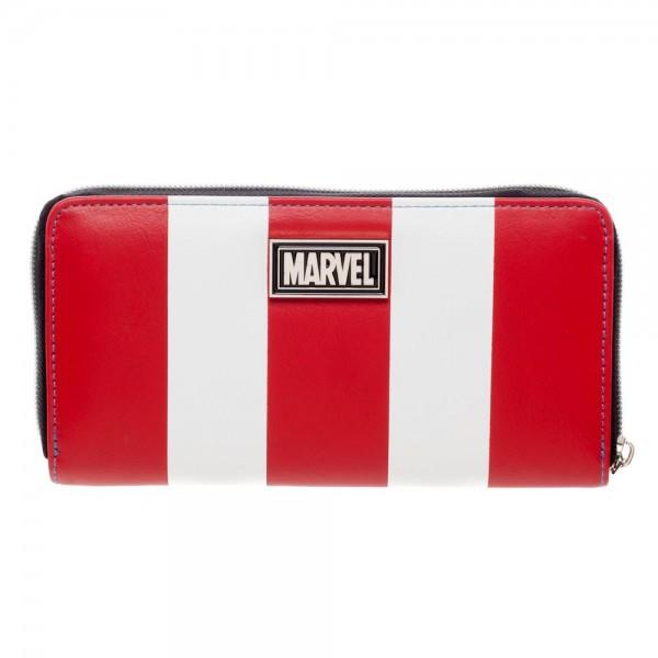 Marvel Captain America Juniors Zip Around Wallet