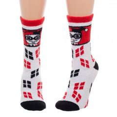 Harley Quinn Juniors Fuzzy Socks