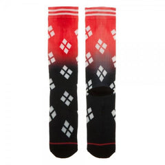 DC Comics Harley Quinn Ombre Crew Socks