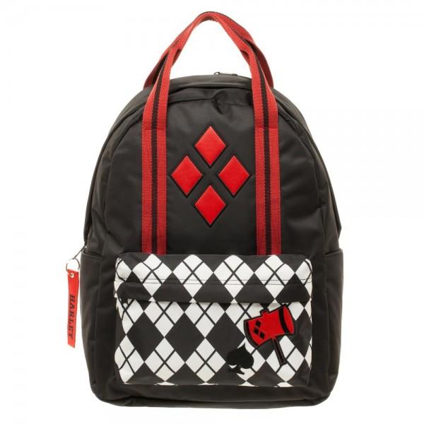 DC Comics Harley Quinn Pocket Top Handle Backpack