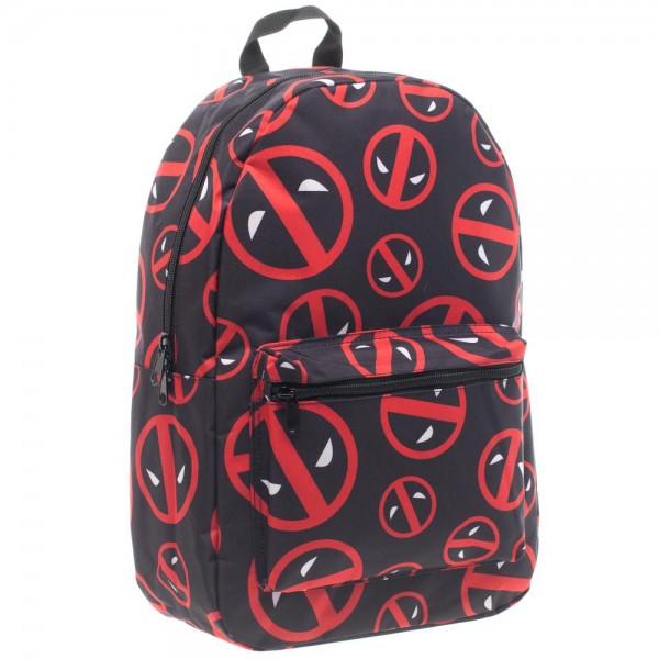 Marvel Deadpool Logo Print Backpack