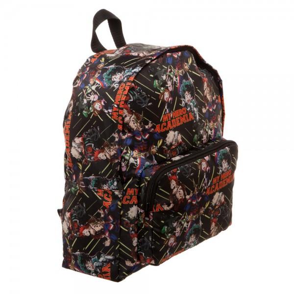 My Hero Academia Collage Print Packable Backpack